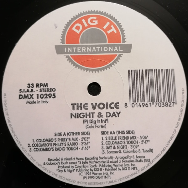 The Voice - Night And Day | Dig It International (DMX 10295) - 3