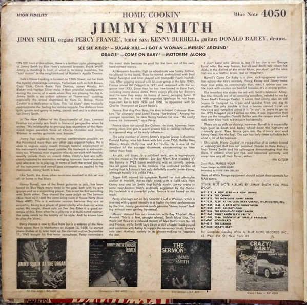 Jimmy Smith - Home Cookin' | Blue Note (BLP 4050) - 2 Jimmy Smith - Home Cookin' | Blue Note (BLP 4050) - 2