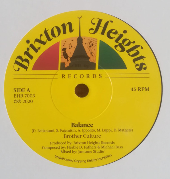 Brother Culture - Balance | Brixton Heights Records (BHR7003) - main