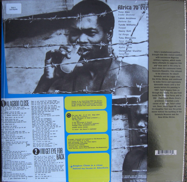 Fela Kuti & Africa 70 - Alagbon Close | Knitting Factory Records (KFR-2011-8) - 2