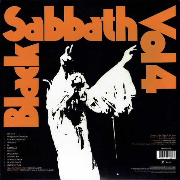 Black Sabbath - Black Sabbath Vol. 4 | BMG (BMGRM056LP) - 2