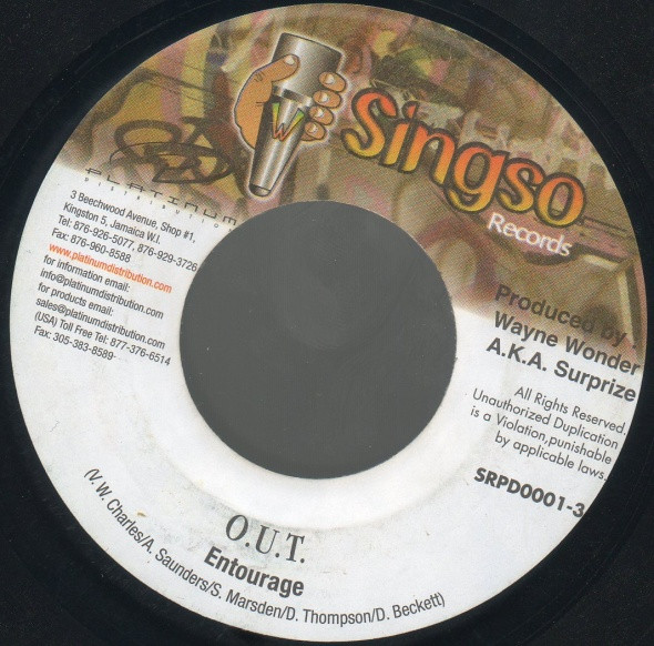 Entourage / Wayne Wonder & Surprise - O.U.T. / Curious | Singso Records (SRPD0001-3)