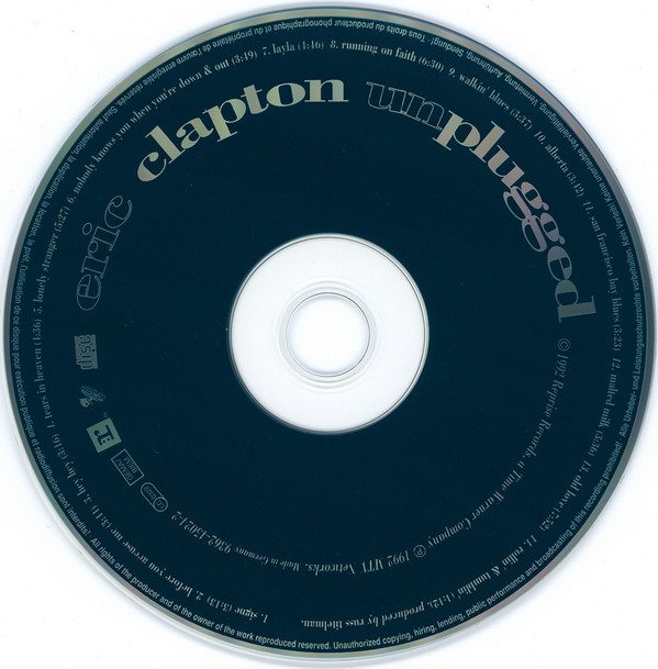 Eric Clapton - Unplugged | Reprise Records (9362-45024-2) - 3