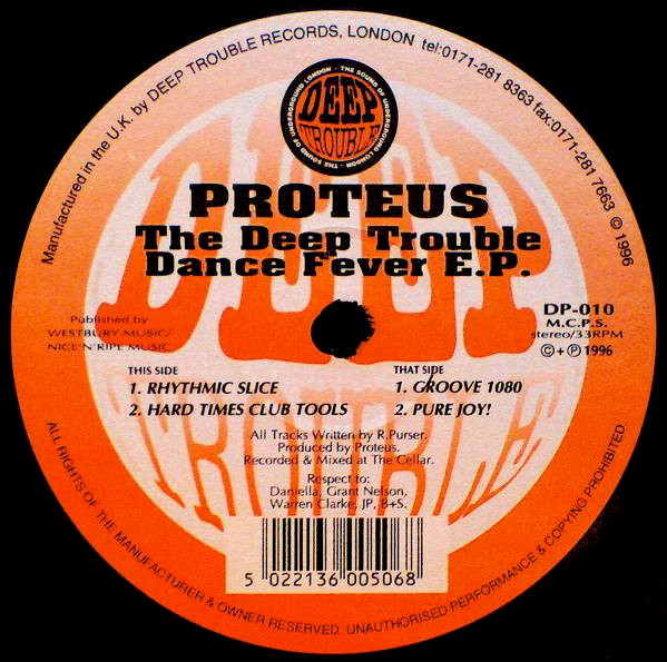 Proteus - The Deep Trouble Dance Fever E.P. | Deep Trouble (DP-010)
