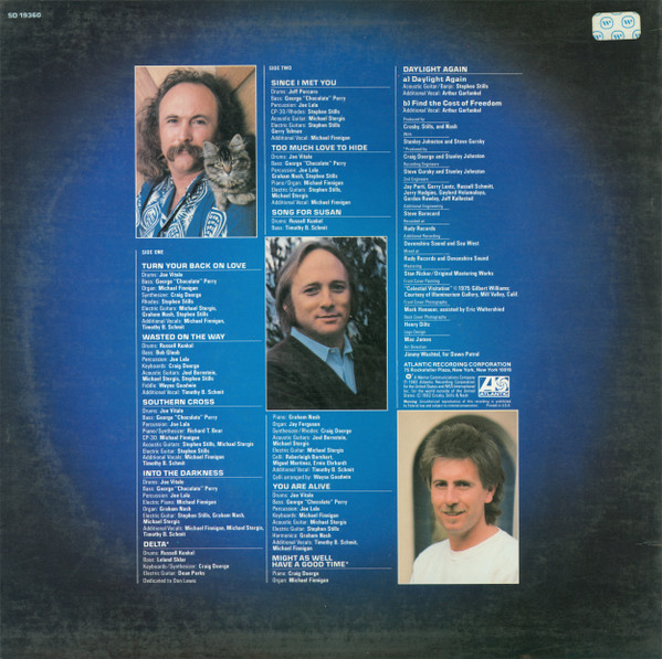 Crosby, Stills & Nash - Daylight Again | Atlantic (SD 19360) - 2 Crosby, Stills & Nash - Daylight Again | Atlantic (SD 19360) - 2