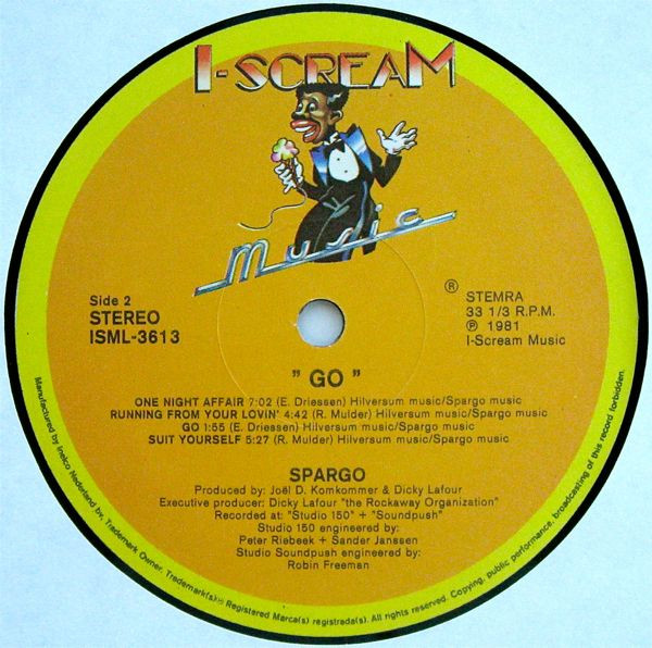 Spargo - Go | I-Scream Music (ISML-3613) - 4