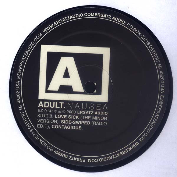 ADULT. - Nausea | Ersatz Audio (EZ-014) - 4