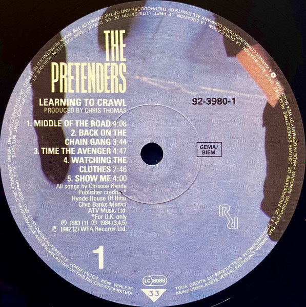 The Pretenders - Learning To Crawl | Real Records (923 980-1) - 3 The Pretenders - Learning To Crawl | Real Records (923 980-1) - 3