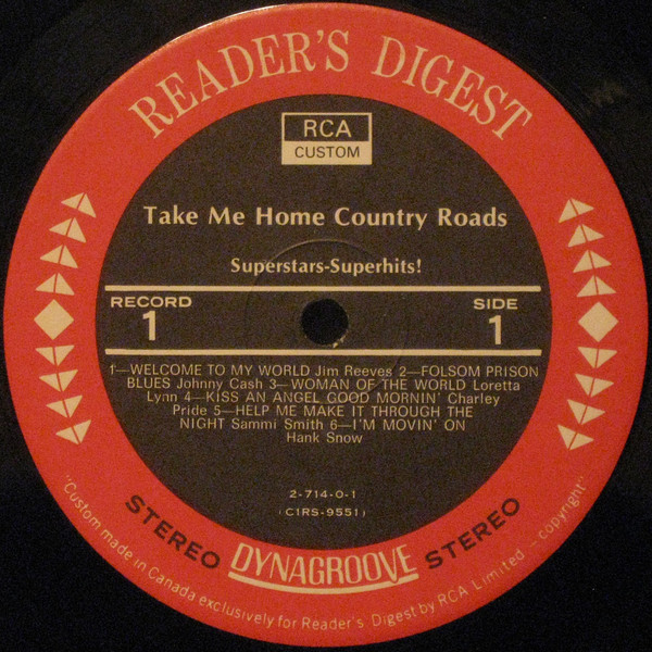 Various - Take Me Home Country Roads | Reader's Digest (2-714-0) - 4