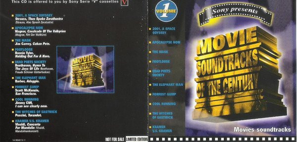 Various - Movie Soundtracks Of The Century Volume 1 | Sony Music Special Products (LSP 984815-9) - 2