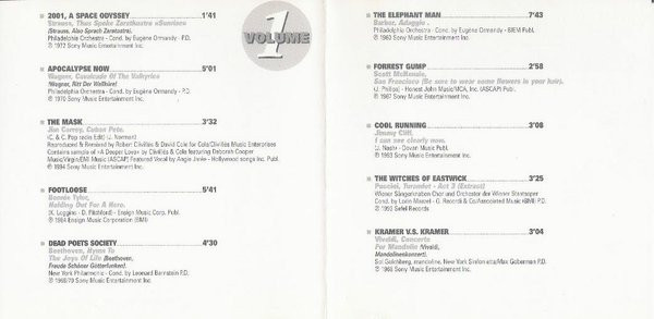Various - Movie Soundtracks Of The Century Volume 1 | Sony Music Special Products (LSP 984815-9) - 3