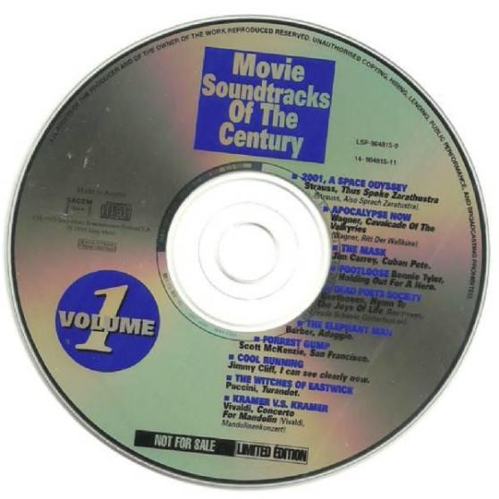 Various - Movie Soundtracks Of The Century Volume 1 | Sony Music Special Products (LSP 984815-9) - 4