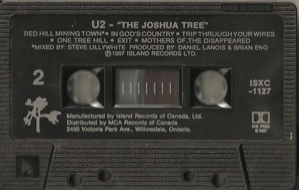 U2 - The Joshua Tree | Island Records (ISXC 1127) - 4