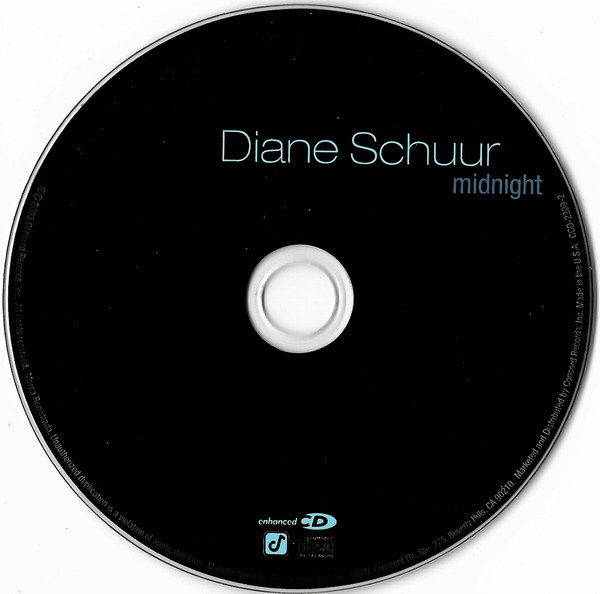 Diane Schuur - Midnight | Concord Jazz (CCD-2162-2) - 3