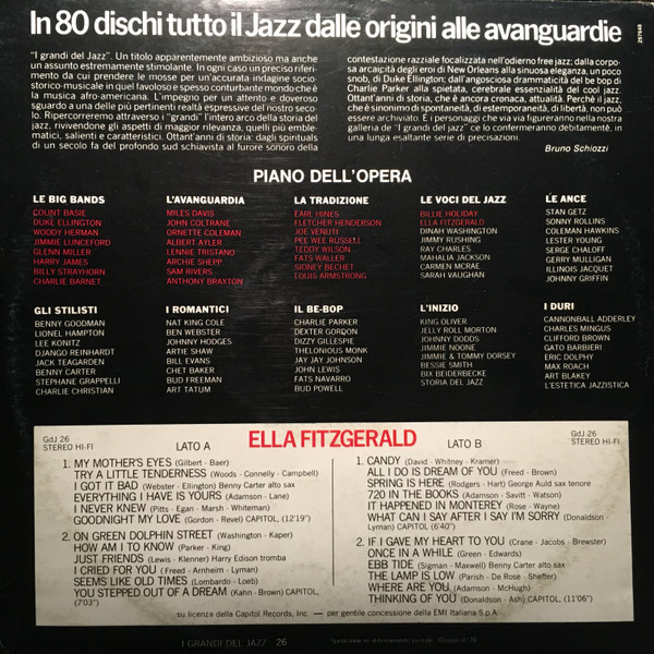 Ella Fitzgerald - Ella Fitzgerald | Fabbri Editori (GdJ 26) - main Ella Fitzgerald - Ella Fitzgerald | Fabbri Editori (GdJ 26) - main