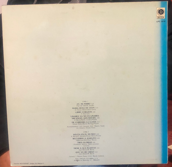 Niña De Antequera - Niña De Antequera | Discosa (LPC 5010) - 2