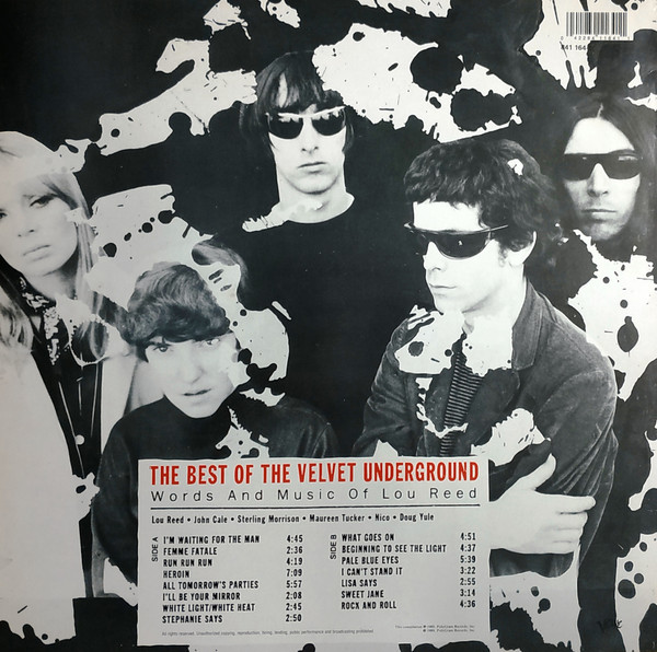 The Velvet Underground - The Best Of The Velvet Underground (Words And Music Of Lou Reed) | Verve Records (841 164-1) - 2