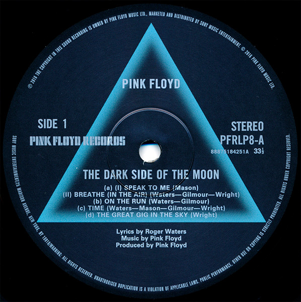 Pink Floyd - The Dark Side Of The Moon (2016 Reissue) [Vinyl] | Pink Floyd Records (PFRLP8) - 3