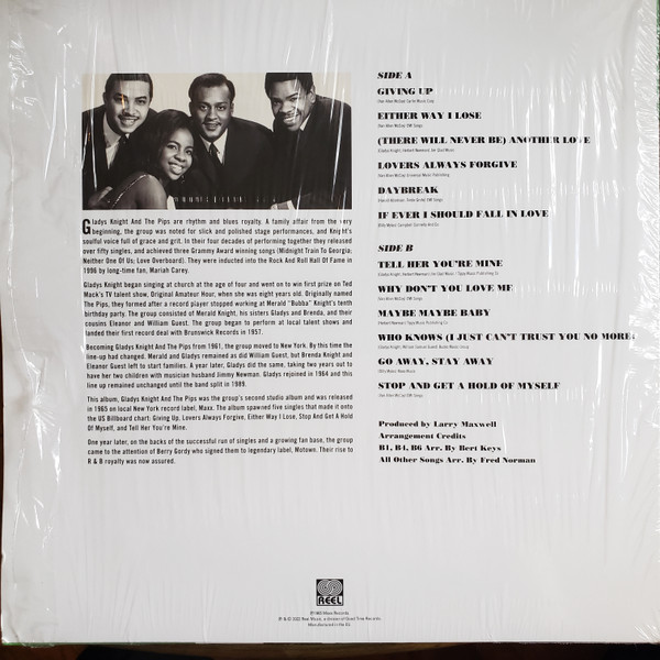 Gladys Knight And The Pips - Gladys Knight and the Pips | Reel (RMLP9414) - 2