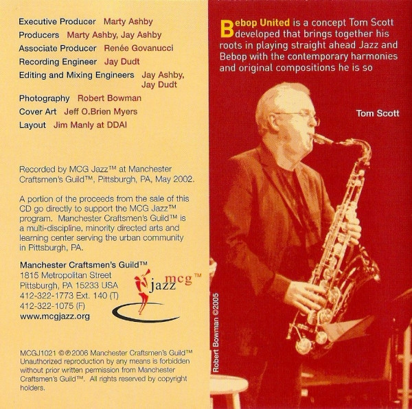 Tom Scott Featuring Special Guest Phil Woods - Bebop United | MCG Jazz (MCGJ1021) - 4