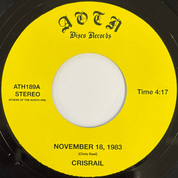 Chris Rael - November 18, 1983 | Athens Of The North (ATH189) - 3 Chris Rael - November 18, 1983 | Athens Of The North (ATH189) - 3