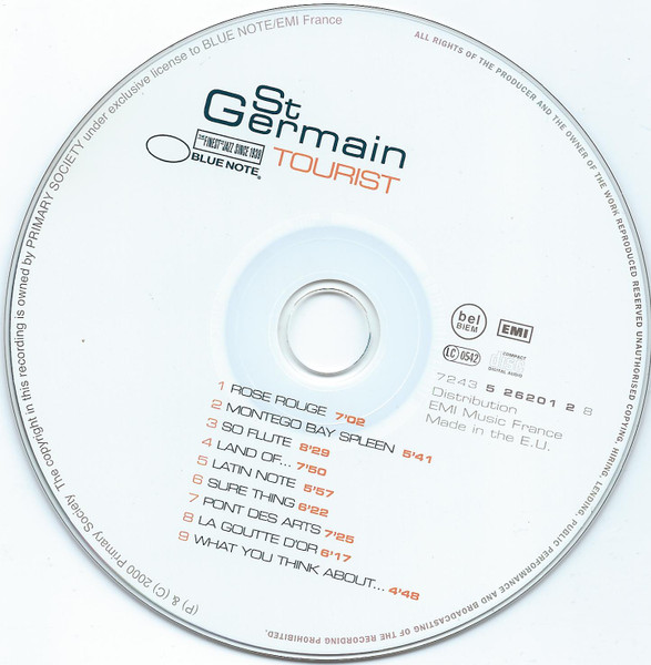 St Germain - Tourist | Blue Note (7243 5 26201 2 8) - 3