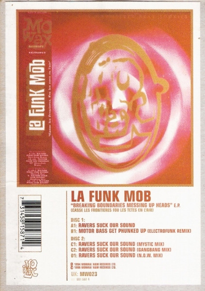 La Funk Mob - Breaking Boundaries Messing Up Heads E.P. (Casse Les Frontières Fou Les Têtes En L'Air) | Mo Wax (MW023)