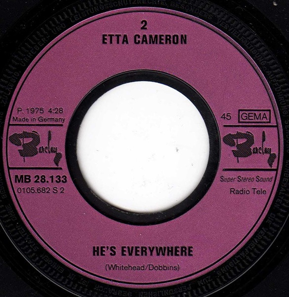 Etta Cameron - I'm A Woman | Barclay (MB 28.133) - 4
