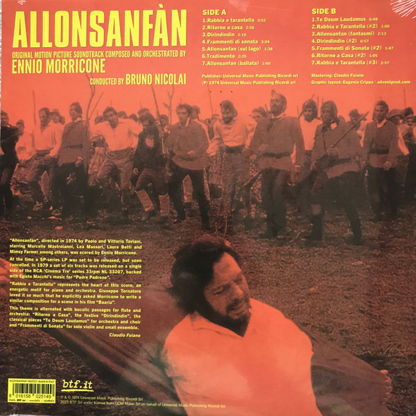 Ennio Morricone - Allonsanfan (Original Motion Picture Soundtrack) | btf.it (VM LP 251) - main Ennio Morricone - Allonsanfan (Original Motion Picture Soundtrack) | btf.it (VM LP 251) - main