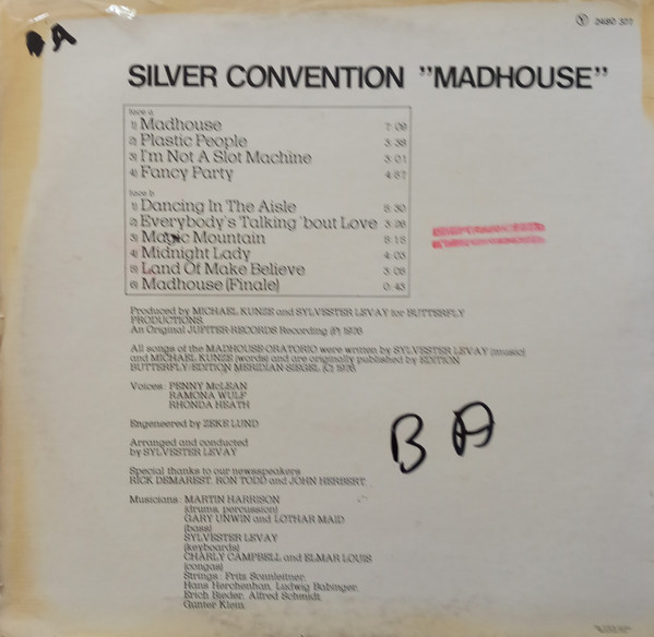 Silver Convention - Madhouse | Polydor (2480 377) - 2 Silver Convention - Madhouse | Polydor (2480 377) - 2