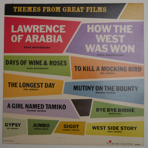 Various - Themes From Great Films | Time Records (52078) - main Various - Themes From Great Films | Time Records (52078) - main