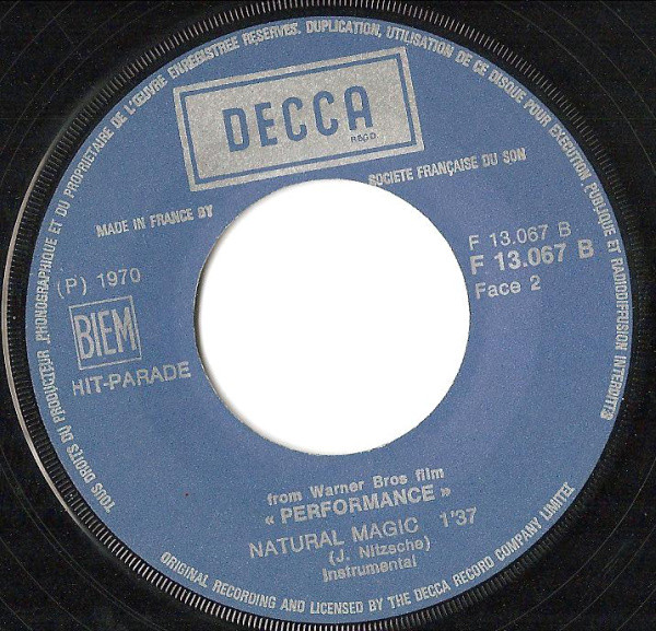 Mick Jagger - Memo From Turner | Decca (F 13.067) - 4