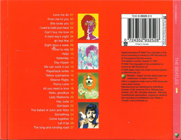The Beatles - 1 | Apple Records (7243 5 29325 2 8) - 2 The Beatles - 1 | Apple Records (7243 5 29325 2 8) - 2