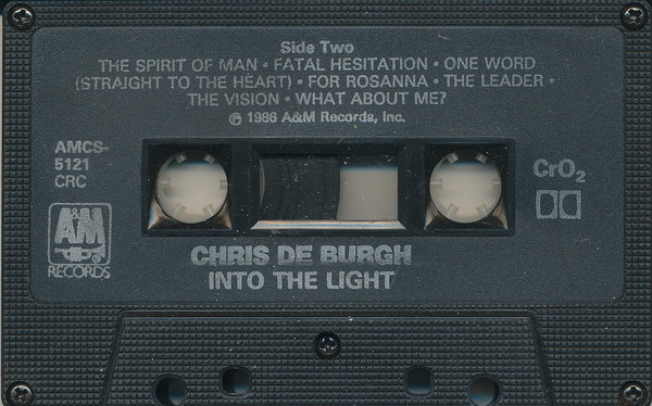 Chris de Burgh - Into The Light | A&M Records (AMCS-5121) - 4 Chris de Burgh - Into The Light | A&M Records (AMCS-5121) - 4
