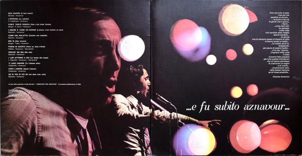 Charles Aznavour - ...E Fu Subito Aznavour... | Barclay (BRC LP 60015) - 2