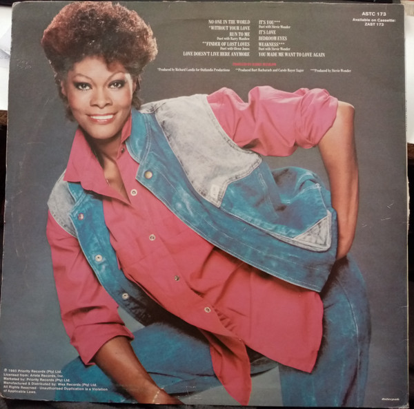 Dionne Warwick - Without Your Love | Arista (ASTC 173) - 2