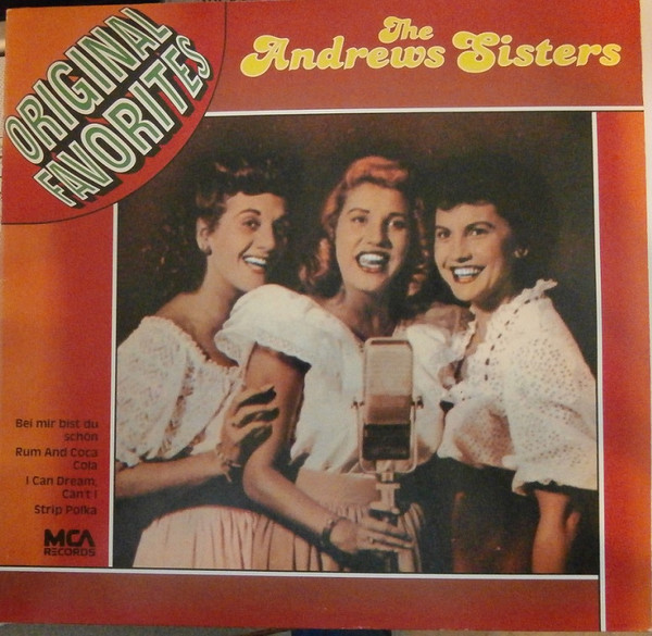 The Andrews Sisters - Original Favourites | MCA Records (202 943) - main