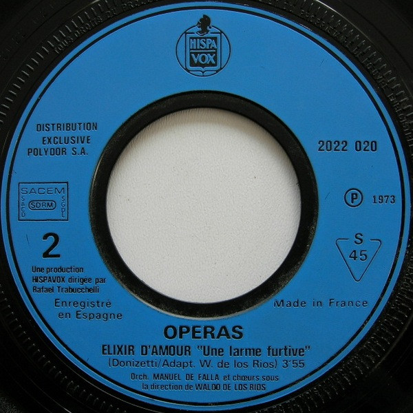 Waldo De Los Rios - Operas (Nabucco / Elixir D'Amour) | Hispavox (2022 020) - 4