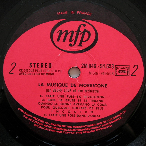 Geoff Love & His Orchestra - La Musique D'Ennio Morricone | Music For Pleasure (2M 046 - 94.653) - 4 Geoff Love & His Orchestra - La Musique D'Ennio Morricone | Music For Pleasure (2M 046 - 94.653) - 4