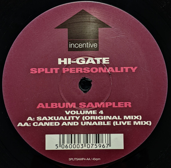 Hi-Gate - Split Personality (Album Sampler 4) | Incentive (SPLITSAMP4) - 3