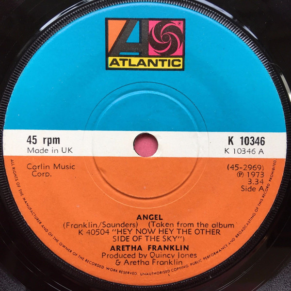 Aretha Franklin - Angel | Atlantic (K 10346)