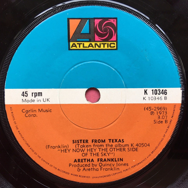 Aretha Franklin - Angel | Atlantic (K 10346) - 2 Aretha Franklin - Angel | Atlantic (K 10346) - 2