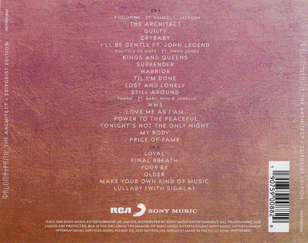 Paloma Faith - The Architect • Zeitgeist Edition | RCA (19075900882) - 2