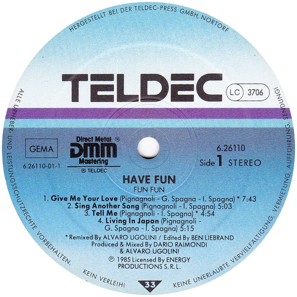 Fun Fun - Have Fun! | TELDEC (6.26110) - 3