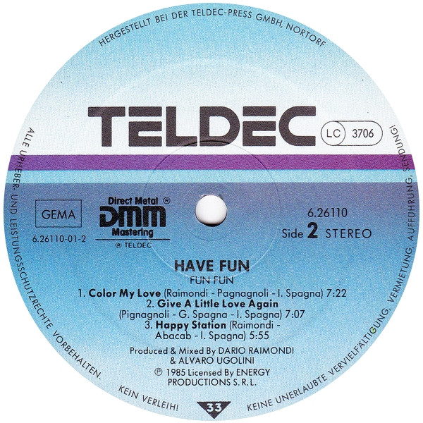 Fun Fun - Have Fun! | TELDEC (6.26110) - 4