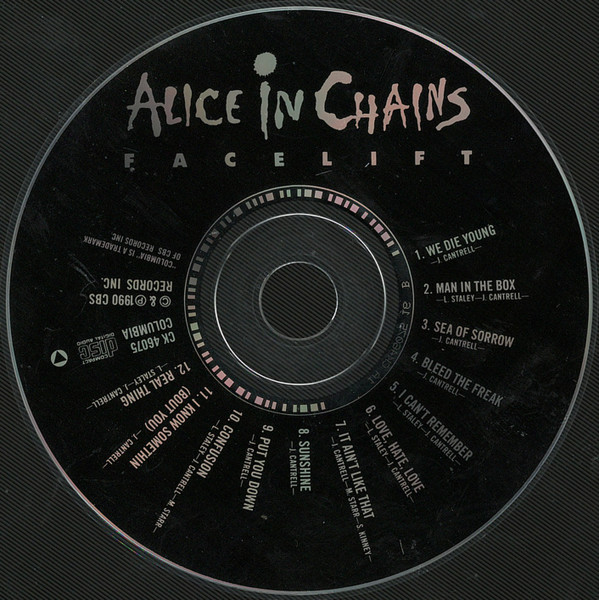 Alice In Chains - Facelift | Columbia (CK 46075) - 3 Alice In Chains - Facelift | Columbia (CK 46075) - 3
