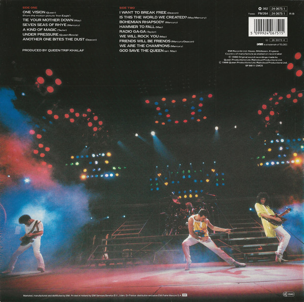 Queen - Live Magic | EMI (24 0675 1) - 3