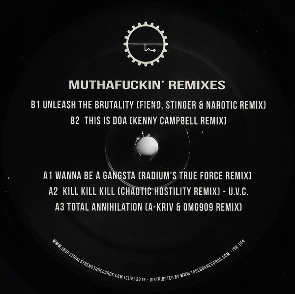 Disciples Of Annihilation - Muthafuckin' Remixes | Industrial Strength Records (ISR 104) - main Disciples Of Annihilation - Muthafuckin' Remixes | Industrial Strength Records (ISR 104) - main