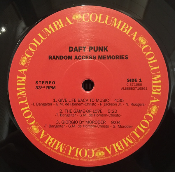 Daft Punk - Random Access Memories | Columbia (88883716861) - 4 Daft Punk - Random Access Memories | Columbia (88883716861) - 4