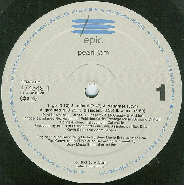 Pearl Jam - Vs. | Epic (474549 1) - 4